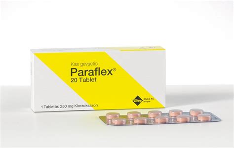 Paraflex 250 mg tablet (20 tablet) Fiyatı