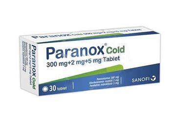 Paranox Cold 30 Tablet Fiyatı