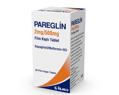 Pareglin 2/500 Mg 90 Film Tablet