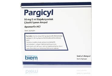 Pargicyl 50 Mg/5 Ml Enj. Cozelti Iceren Ampul (5 Ampul)