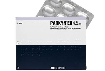 Parkyn Er 4.5 Mg Uzatilmis Salimli Tablet (30 Tablet) Fiyatı