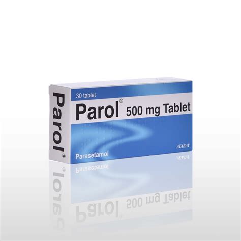 Parol 500 Mg 30 Tablet Fiyatı