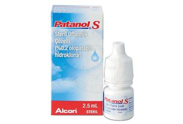 Patanol S %0.2 Steril Oftalmik Cozelti 2.5 Ml Fiyatı