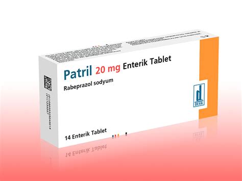 Patril 20 Mg 14 Enterik Tablet