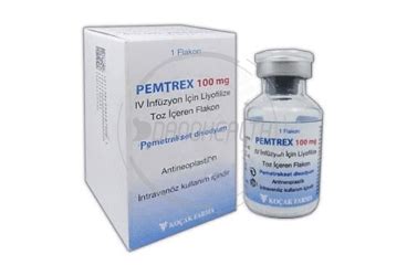 Pemtrex 100 Mg Iv Inf. Icin Liyofilize Toz Iceren Flakon