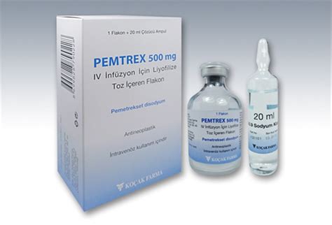 Pemtrex 500 Mg Iv Inf. Icin Liyofilize Toz Iceren Flakon