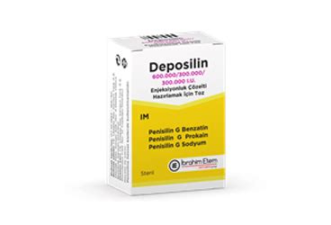 Penicillin G Potasyum 1.000.000 Iu Enjeksiyonluk Cozelti Tozu (1 Flakon)