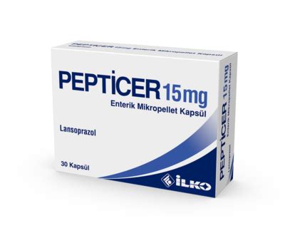 Pepticer 15 Mg 30 Enterik Mikropellet Kapsul