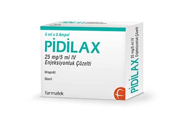 Pidilax 25 Mg/5 Ml Iv Enjeksiyonluk Cozelti Fiyatı