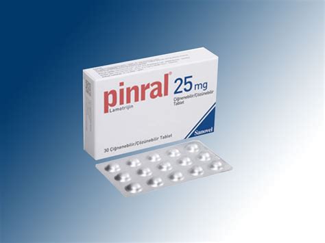 Pinral 25 Mg 30 Cignenebilir/cozunebilir Tablet