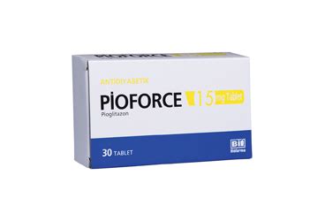 Pioforce 15 Mg 30 Tablet