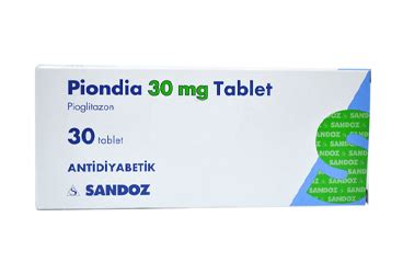 Piondia 15 Mg 30 Film Tablet