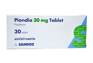 Piondia 30 Mg 30 Film Tablet Fiyatı