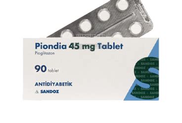 Piondia 45 Mg 30 Film Tablet