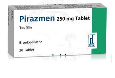 Pirazmen 250 Mg 20 Tablet