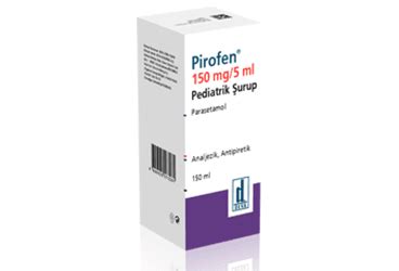 Pirofen 150 Mg/5 Ml Pediatrik Surup (150 Ml) Fiyatı