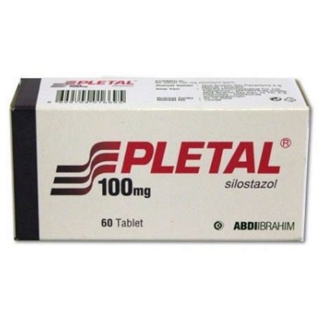 Pletal 100 Mg 60 Tablet