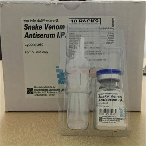 Polyvalent Snakes Venom Antiserum 10 Ml