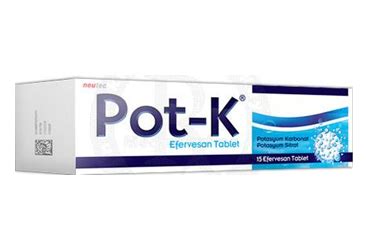 Pot-k 1.56 G Efervesan Tablet (60 Tablet) Fiyatı