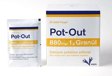 Pot-out 880 Mg / 1 G Granul (120 Adet)