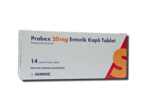 Prabex 20 Mg 14 Enterik Kapli Tablet
