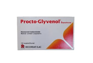Procto-glyvenol %20 + %2 Supozituvar (10 Supozituvar)