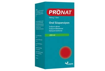 Pronat 500 Mg+267 Mg+160 Mg/10 Ml Oral Suspansiyon 200 Ml