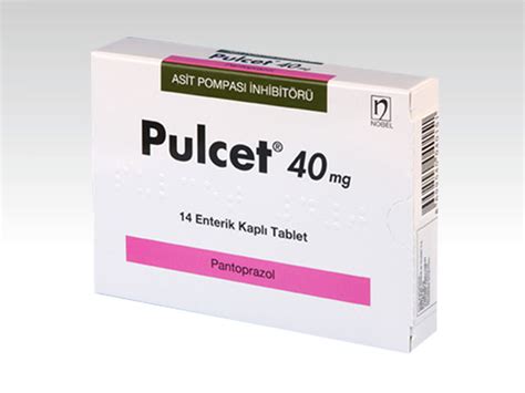 Pulcet 40 Mg 14 Enterik Tablet