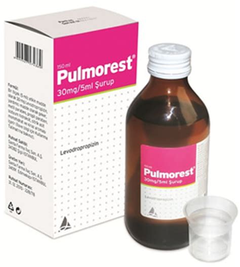 Pulmorest 30 Mg/5 Ml 150 Ml Surup