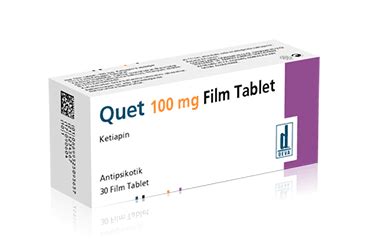 Quet 100 Mg 30 Film Tablet