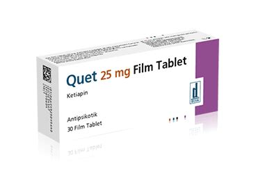 Quet 25 Mg 30 Film Tablet
