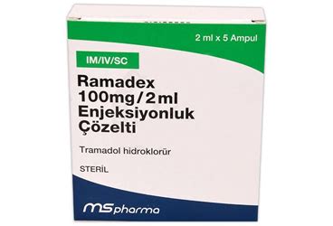 Ramadex 100 Mg / 2ml Enjeksiyonluk Cozelti (5 Ampul)