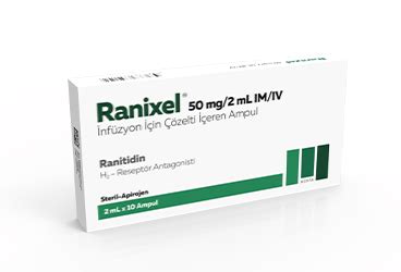 Ranixel 50 Mg/2 Ml Im/iv Infuzyonluk Cozelti (10 Adet)
