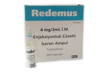 Redemus 4 Mg/2 Ml Im 6 Ampul Fiyatı