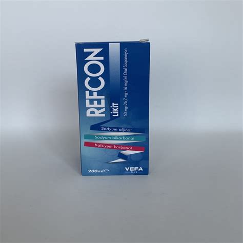 Refcon Likit 50 Mg+26.7 Mg+16 Mg/ml Oral Suspansiyon (200 Ml) Fiyatı