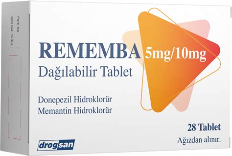 Rememba 5 Mg/10 Mg Dagilabilir Tablet (28 Tablet) Fiyatı