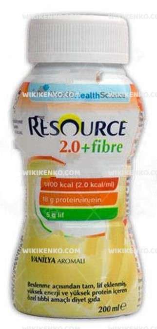Resource 2.0 Fibre Vanilya Aromali 190 Ml