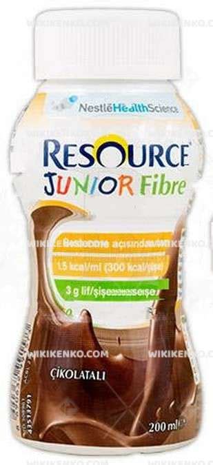 Resource Junior Fibre Cikolata Aromali 190 Ml