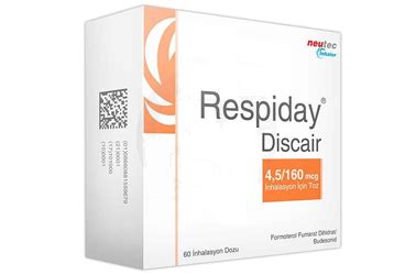 Respiday Discair 4.5/160 Mcg Inhalasyon Icin Toz (60 Doz) Fiyatı