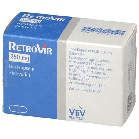 Retrovir 250 Mg Sert Kapsul (40 Kapsul)
