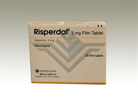 Risperdal 3 Mg 20 Film Tablet Fiyatı