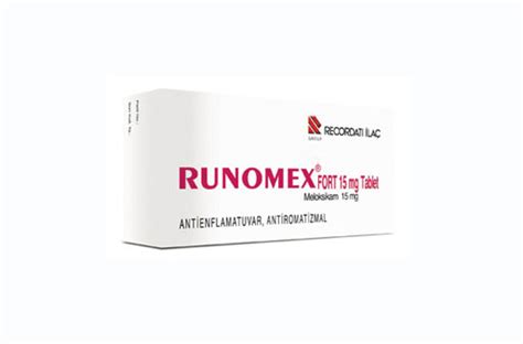 Runomex Fort 15 Mg 10 Tablet Fiyatı