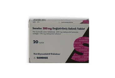 Saneloc 200 Mg 20 Degistirilmis Salinimli Tablet