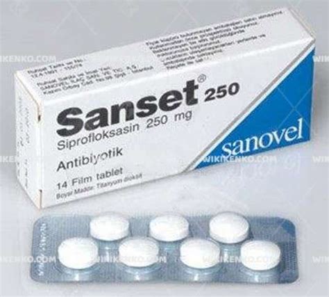 Sanset 250 Mg 14 Film Tablet
