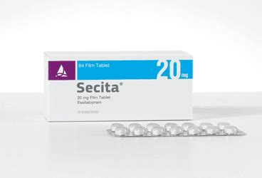 Secita 20 mg film kapli tablet (28 film kapli  Tablet) Fiyatı