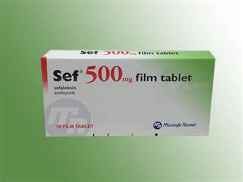 Sef 500 Mg 16 Tablet