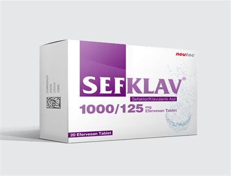 Sefklav 500/125 Mg 20 Efervesan Tablet