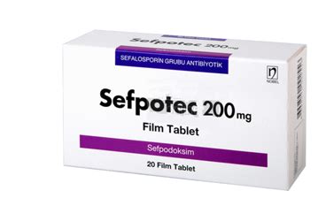 Sefpotec 200 Mg 20 Film Tablet