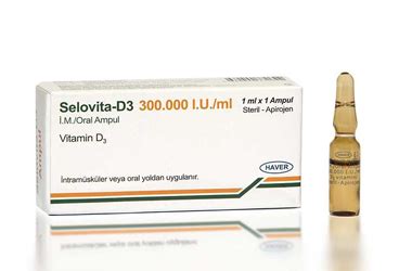 Selovita-d3 300000 Iu/ml Im/oral 1 Ampul