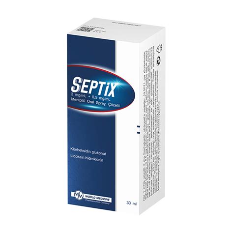 Septix 2 Mg/ml + 0,5 Mg/ml Mentollu Oral Sprey, Cozelti (30 Ml)